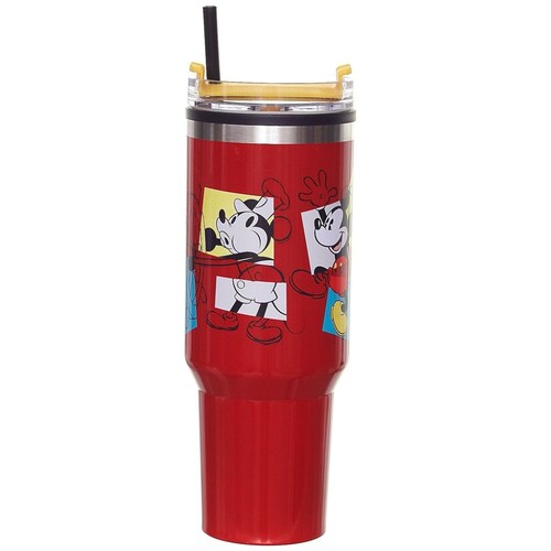 Termo Mickey Vacuum 1.2 Lt Rojo   Fun Kids
