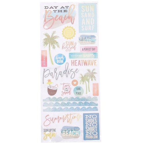 Stickers Día de Playa  The Happy Planner