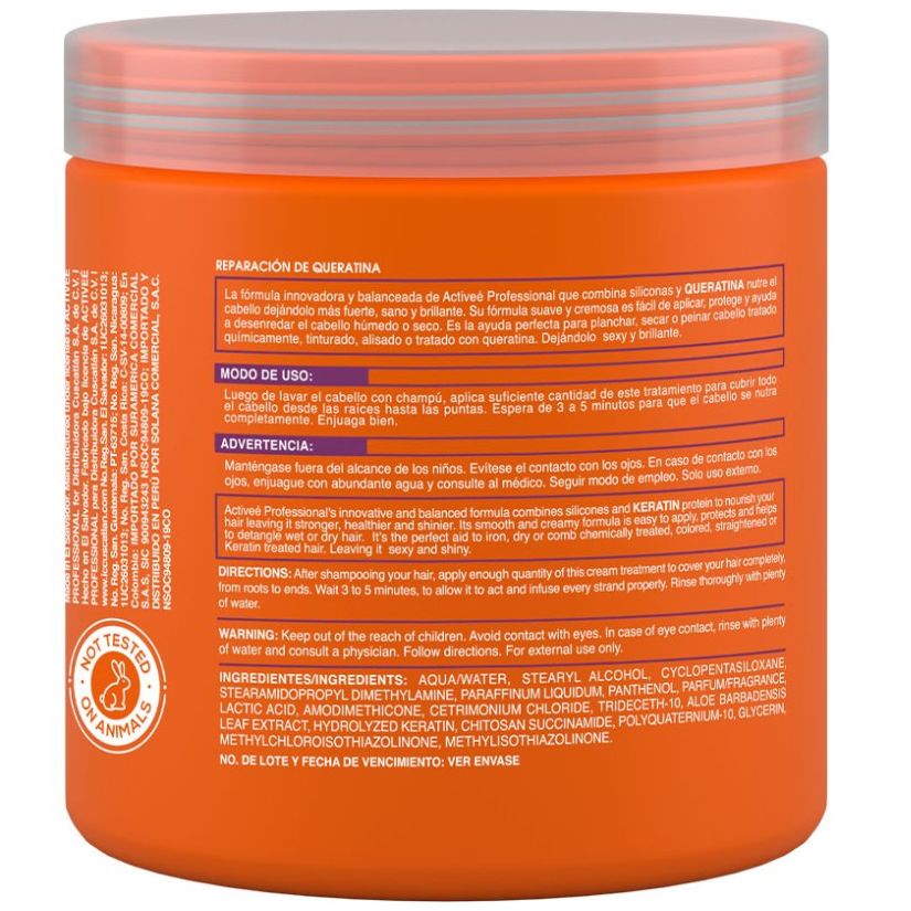 Keratin Tratamiento Intensivo Cabello Tratado Quimicamente image number 3