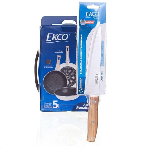 Juego Sartenes Madera Ekco  Ecko