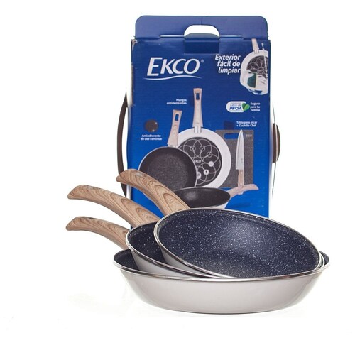 Juego Sartenes Madera Ekco  Ecko