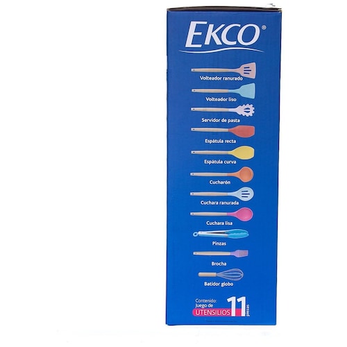 Set Utensilios 11 Pzas Silicon Trendy Mad Vasconia