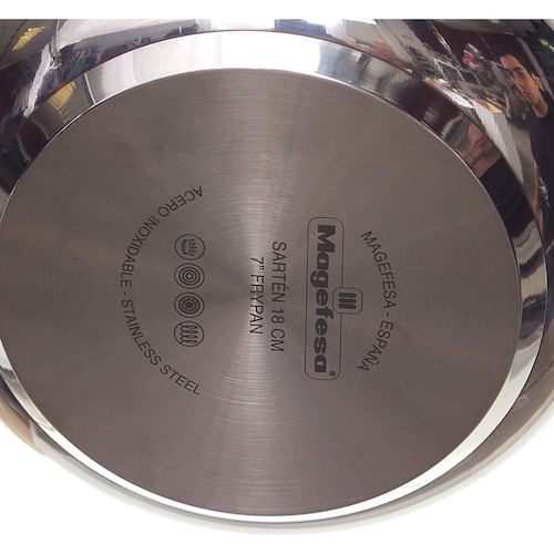 Sartén 18 Cm Acero Inoxidable Balance Magefesa