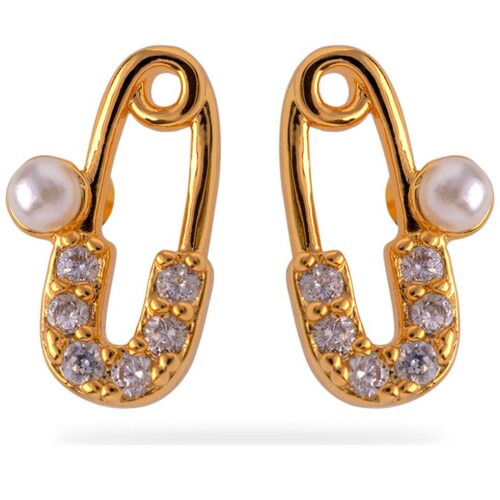 Set de Aretes de Seguro Y Arracadas con Zcs  para Mujer Girondela