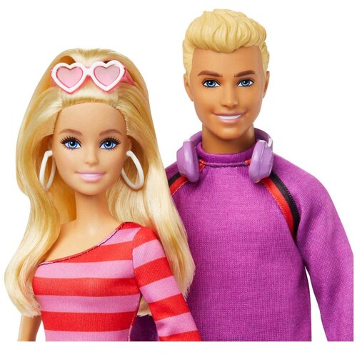 Muñecos Barbie y Ken en Patines 65 Aniversario Mattel