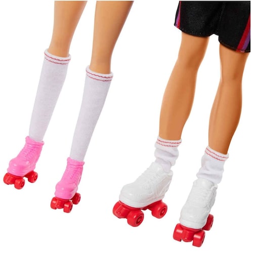 Muñecos Barbie y Ken en Patines 65 Aniversario Mattel