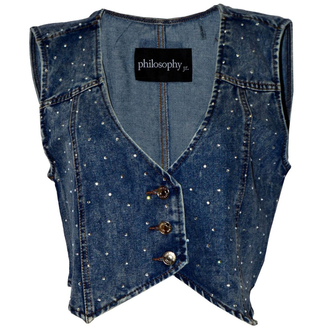 Moda Modelos De Chalecos Jeans Para Damas Chaleco De Mezclilla