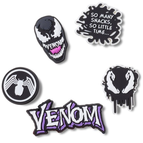 Kit Jibbitz Spider-Man Venom (5 Pack) para Niño Crocs