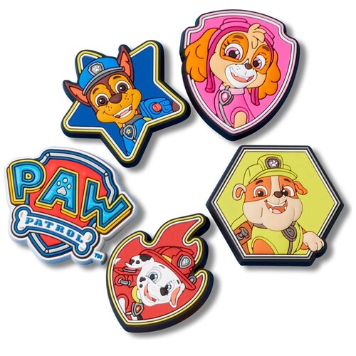 Kit Jibbitz Paw Patrol (5 Pack) para Unisex Infantil Crocs