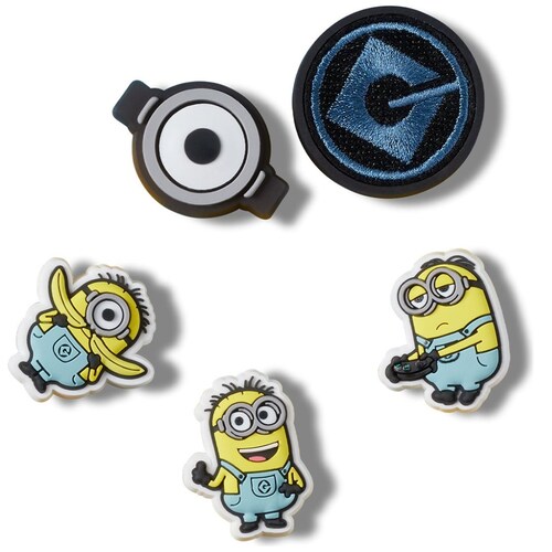 Kit Jibbitz Minions (5 Pack) para Unisex Infantil Crocs