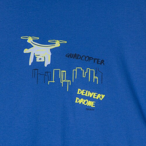 Pijama Manga Larga Drone para Niño Skiny