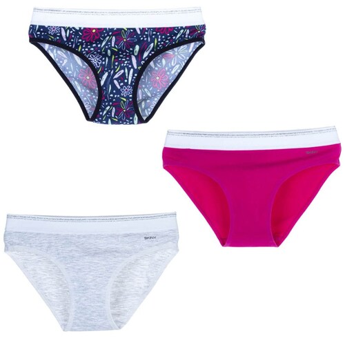 3 Pack Bikini Nap para Niña Skiny