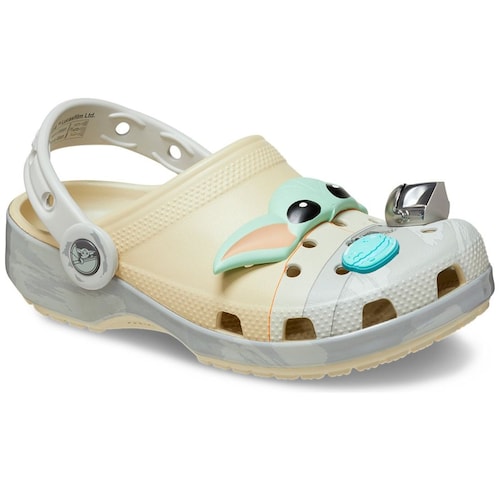 Crocs Grogu Classic Clog 18-23 Beige para Niño