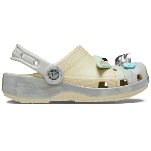 Crocs Grogu Classic Clog 18-23 Beige para Niño