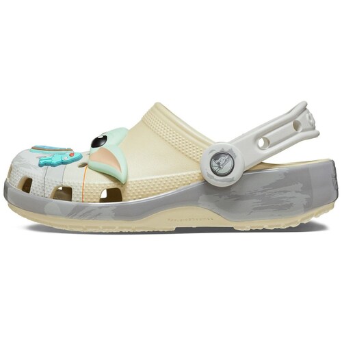 Crocs Grogu Classic Clog 18-23 Beige para Niño