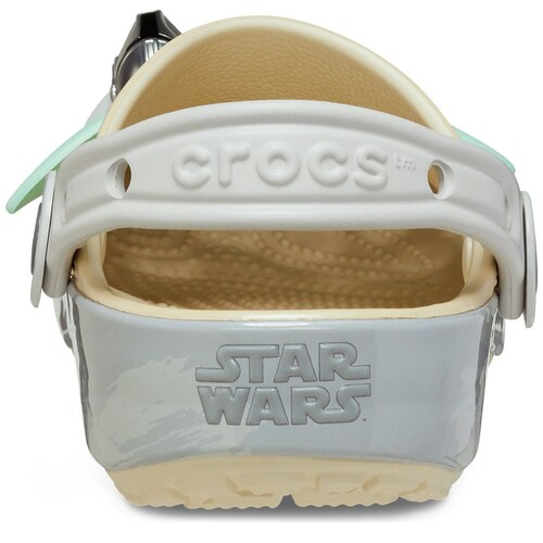 Crocs Grogu Classic Clog 18-23 Beige para Niño