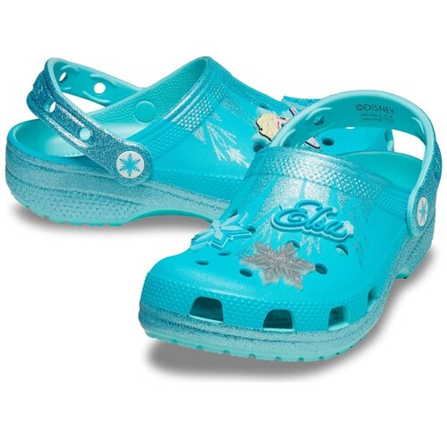 Crocs Frozen Elsa Classic 18-23 Azul para Niña