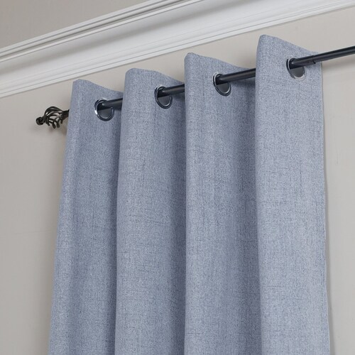Cortina 1 Panel Bo 229 X 137 Cm Gris Concepts Life