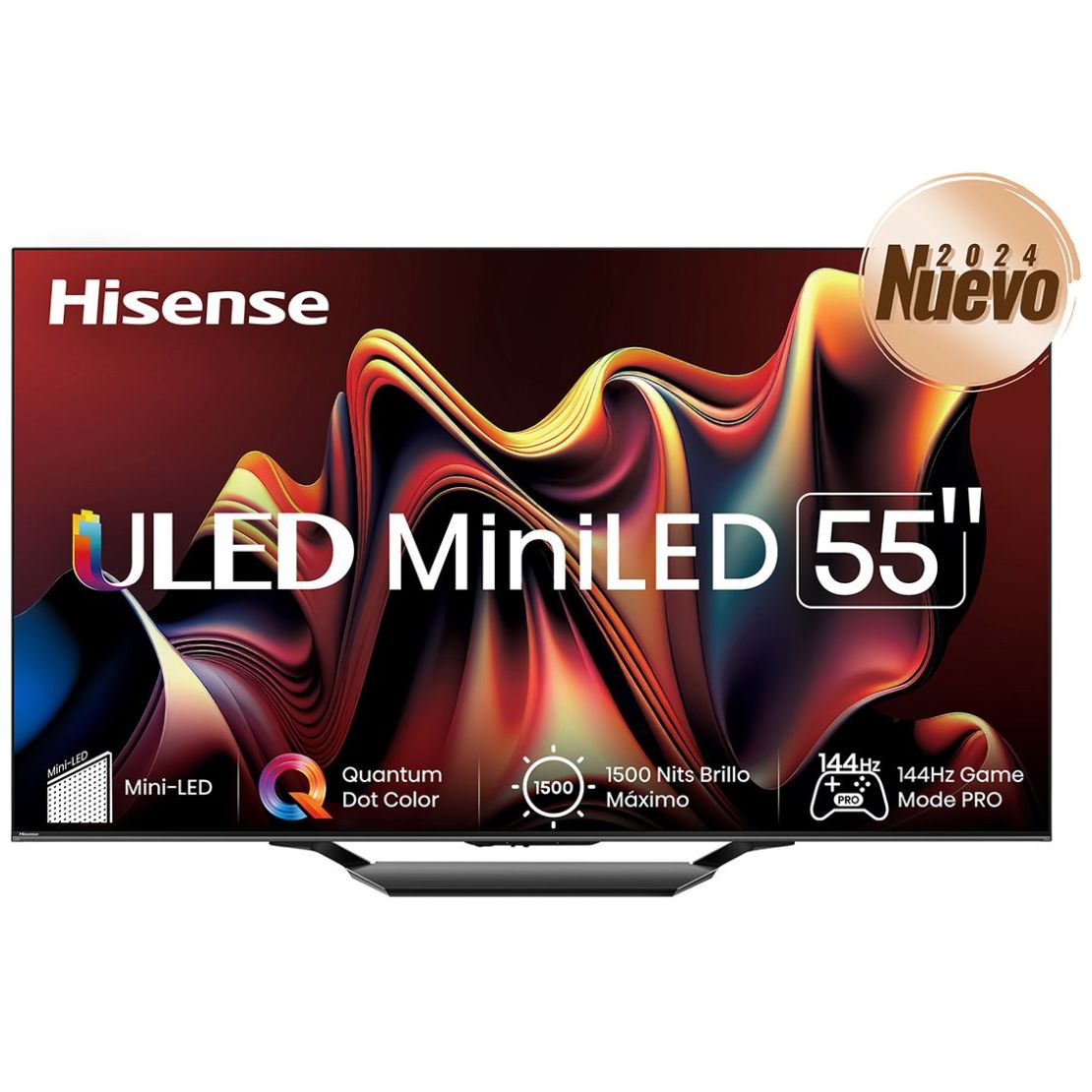 Pantalla Mini Led Hisense 55 Pulgadas Google Tv 55U7N