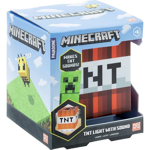 Lámpara con Sonido Minecraft Tnt Paladone
