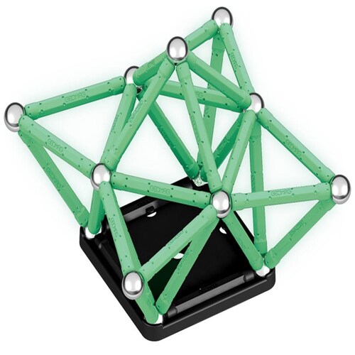 Set Juego Glow Construcción Magnética 60 Piezas Geomag