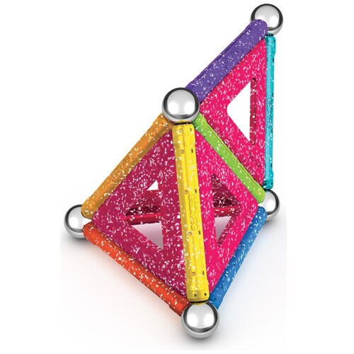 Set Construcción Magnético Glitter 22 Pzs Geomag Sanborns