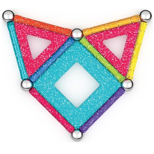 Set Construcción Magnético Glitter 22 Pzs Geomag Sanborns