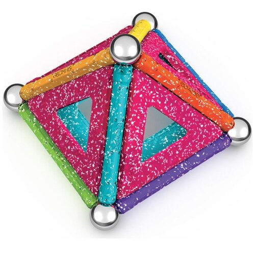 Set Construcción Magnético Glitter 22 Pzs Geomag Sanborns