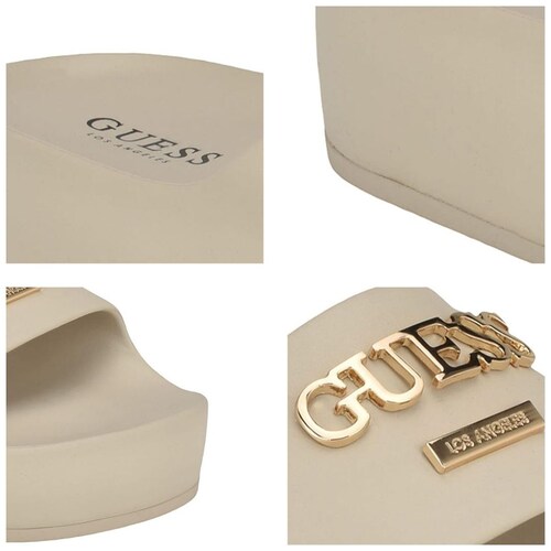 Sandalia Plataforma Herraje de Marca para Mujer Guess