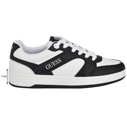 Tenis Blanco y Negro Franja para Mujer Guess