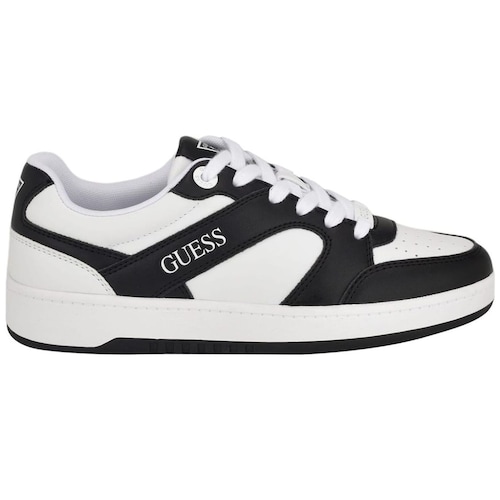 Tenis Blanco y Negro Franja para Mujer Guess