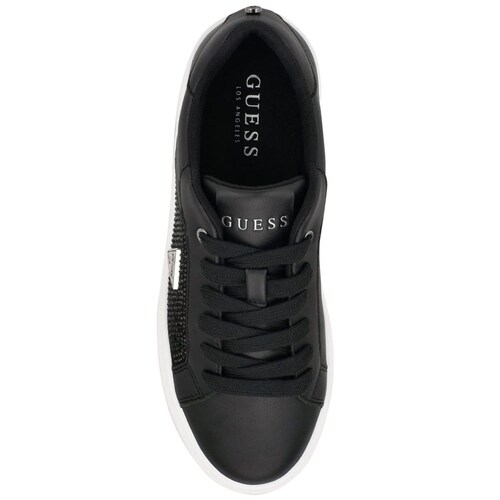 Tenis Negro Plataforma Blanca para Mujer Guess