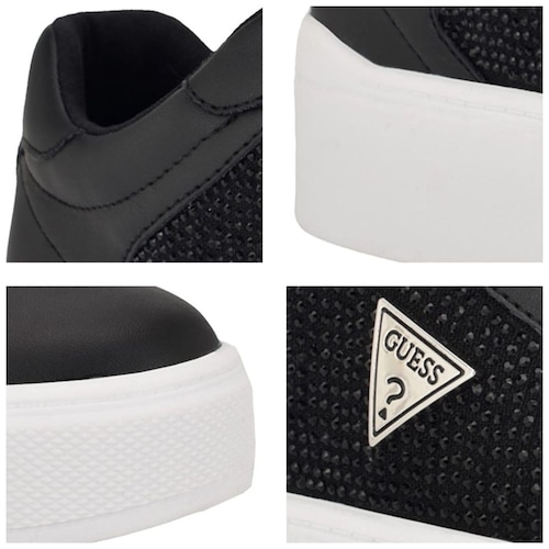 Tenis Negro Plataforma Blanca para Mujer Guess