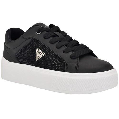 Tenis Negro Plataforma Blanca para Mujer Guess