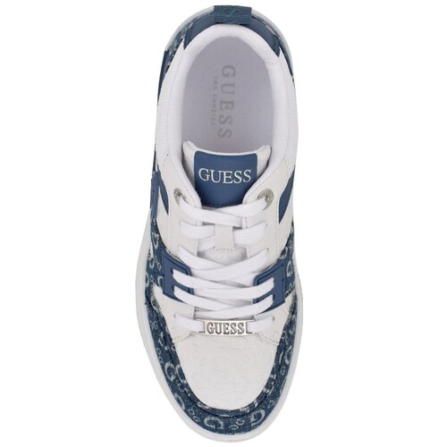 Tenis con Plataforma y Monogram Azul para Mujer Guess