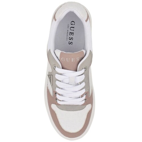 Tenis Blancos con Rosa para Mujer Guess