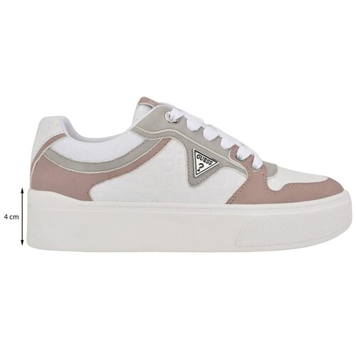 Tenis Blancos con Rosa para Mujer Guess