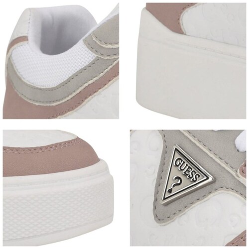 Tenis Blancos con Rosa para Mujer Guess