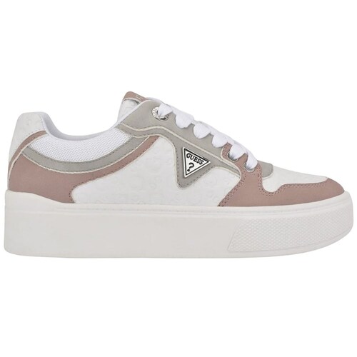 Tenis Blancos con Rosa para Mujer Guess
