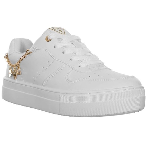 Tenis Blancos con Cadena Abalorios para Mujer Guess