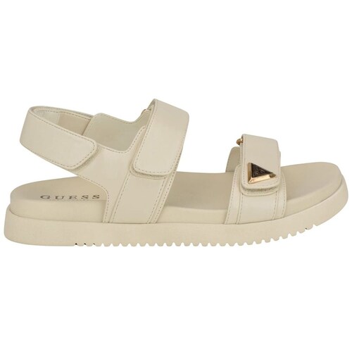 Sandalia Logo Dorado para Mujer Guess