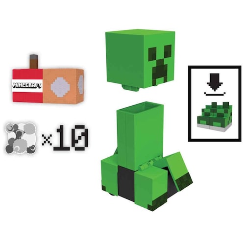 Figura Creeper Explosivo Control Remoto - Minecraft Mattel