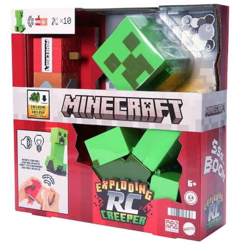 Figura Creeper Explosivo Control Remoto - Minecraft Mattel