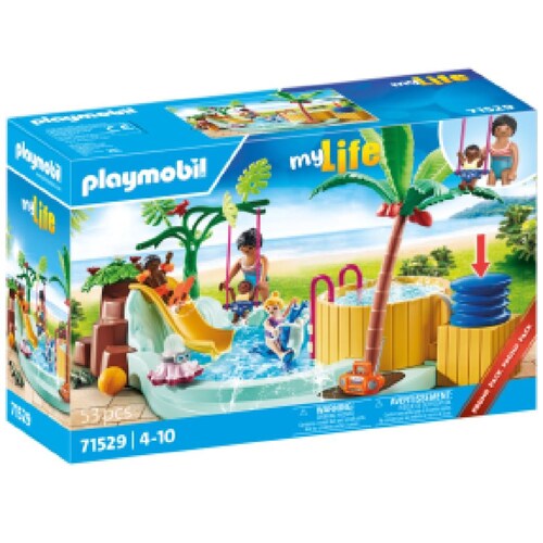 Juego Pack Piscina con Jacuzzi Playmobil