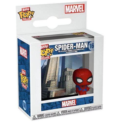 Funko Bitty Pop Deluxe: Marvel - Spiderman Cityscape