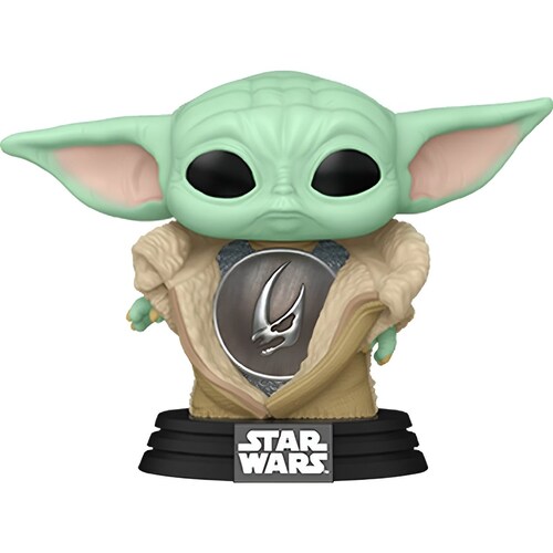 Pop Star Wars The Mandalorian Grogu con Armadura Funko