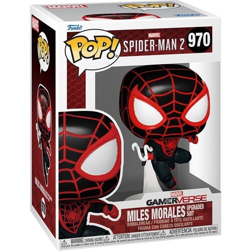 Funko Pop Games: Spiderman 2 - Miles Morales Traje Actualizado