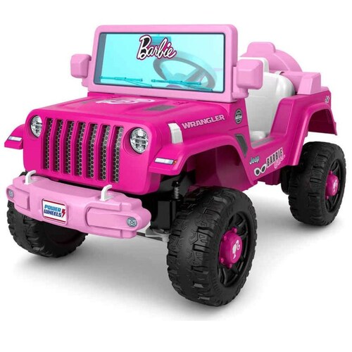 Power Wheels Montable Barbie Jeep® Wrangler 6V Fisher-Price