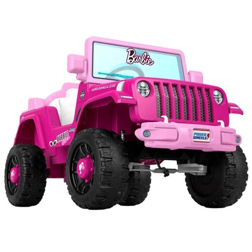 Power Wheels Montable Barbie Jeep® Wrangler 6V Fisher-Price