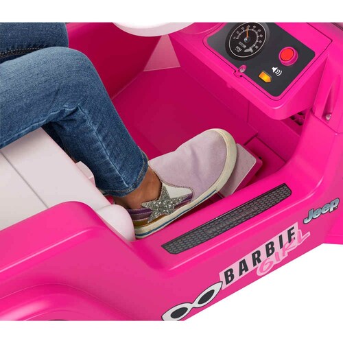 Power Wheels Montable Barbie Jeep® Wrangler 6V Fisher-Price